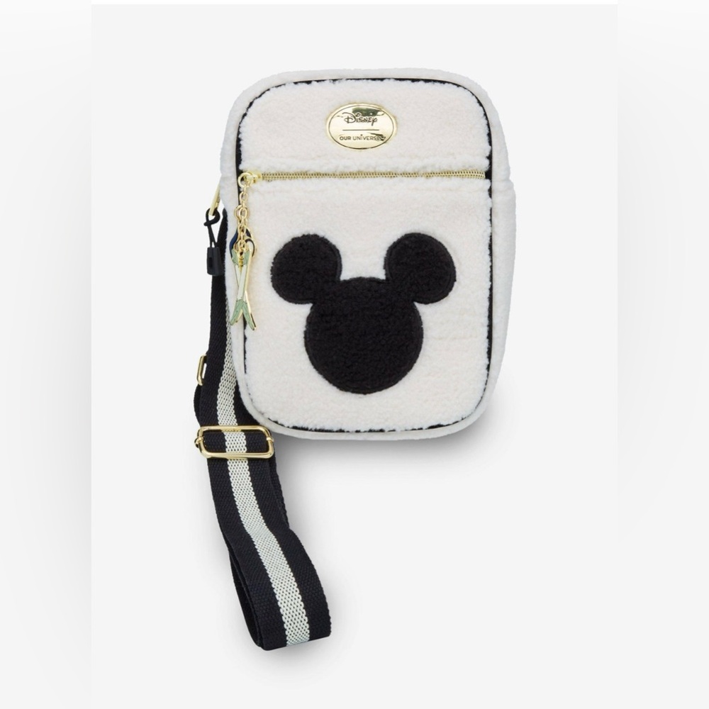 Our Universe Disney Mickey Mouse Ski Sherpa Crossbody Bag Exclusive